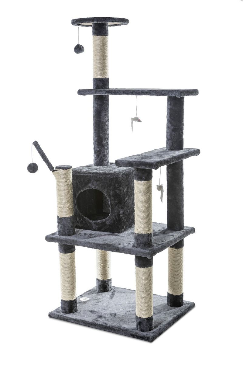 Cosmic Pets - Stardust Large Luxury Cat Tree - Grey