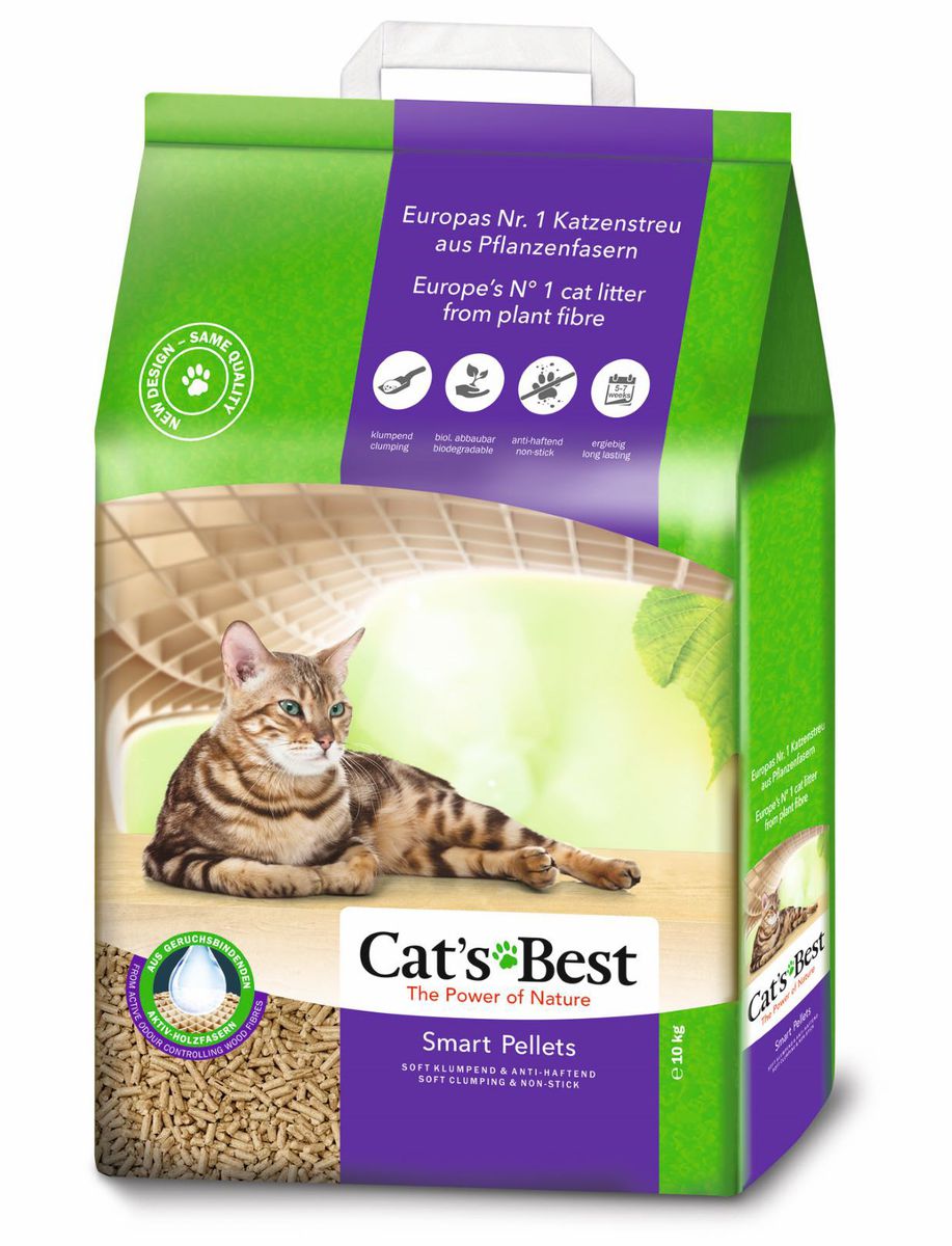 Cat's Best - Smart Pellets Eco Clumping Litter - 5L or 10L or 20L