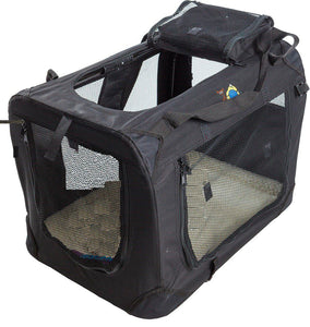 Cosmic Pets - Collapsible Pet Carrier Large - Black or Blue