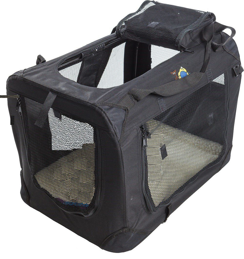 Cosmic Pets - Collapsible Pet Carrier X-Large - Black or Blue