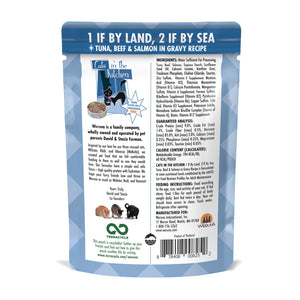 Weruva - 1 If by Land, 2 If by Sea for Cats, 85g Food Pouch - Singles or 12's