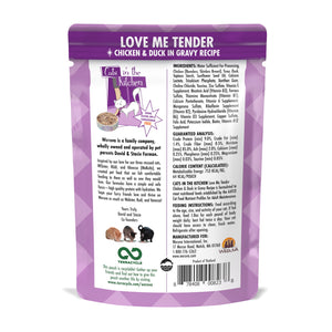 Weruva - Love Me Tender for Cats, 85g Food Pouch - Singles or 12's