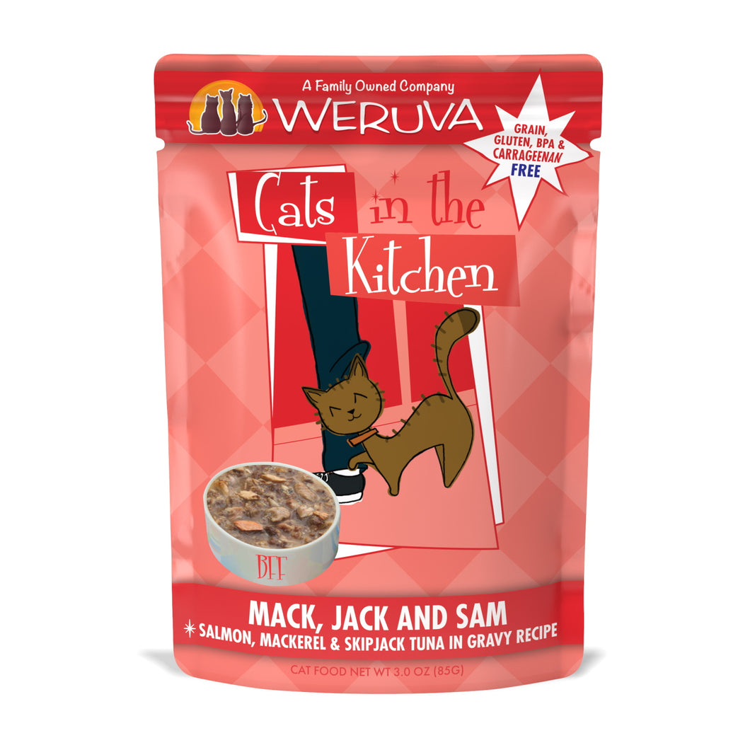 Weruva - Mack, Jack and Sam for Cats, 85g Food Pouch - Singles or 12's