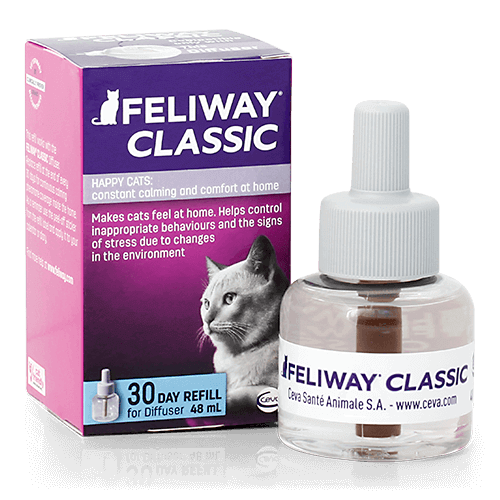 FELIWAY Classic 30 day Refill comforts cats, helps solve