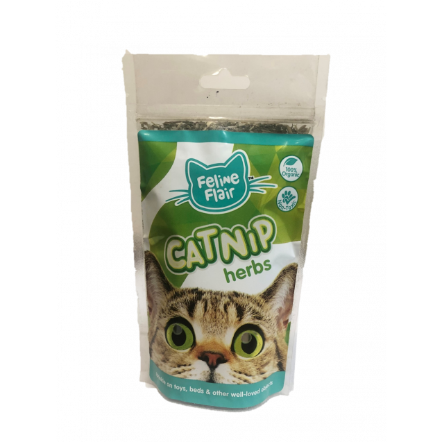 Feline Flair Catnip Herbs In Ziplock Bag 30g