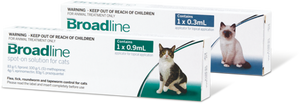 Broadline - Broad-Spectrum Protection Solution For Cats - 0.3ml or 0.9ml