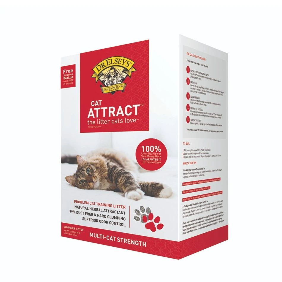 Dr. Elsey's Precious - Cat Attract Unscented Clumping Clay Cat Litter - 9.07kg