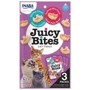 Juicy Bites - Cat Treat, Shrimp & Seafood - 3 Pack