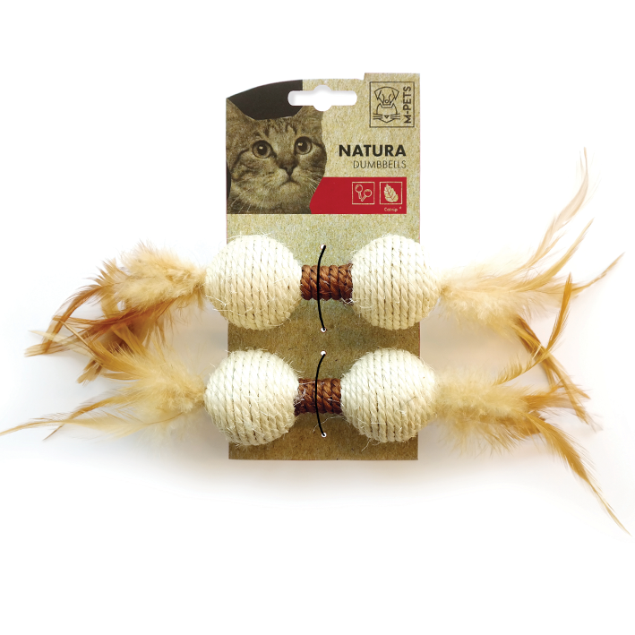 M-Pets - Natura Dumbells Cat Toy