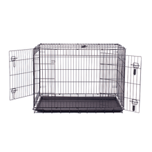 Load image into Gallery viewer, M-Pets - Voyager Wire Crate 2 Doors, Black - Medium or Large
