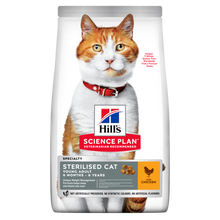 Load image into Gallery viewer, Hill&#39;s Science Plan™ Adult Sterilised Cat Dry Cat Food with Chicken - Young or Mature Adult
