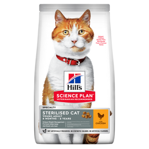 Hill's Science Plan™ Adult Sterilised Cat Dry Cat Food with Chicken - Young or Mature Adult